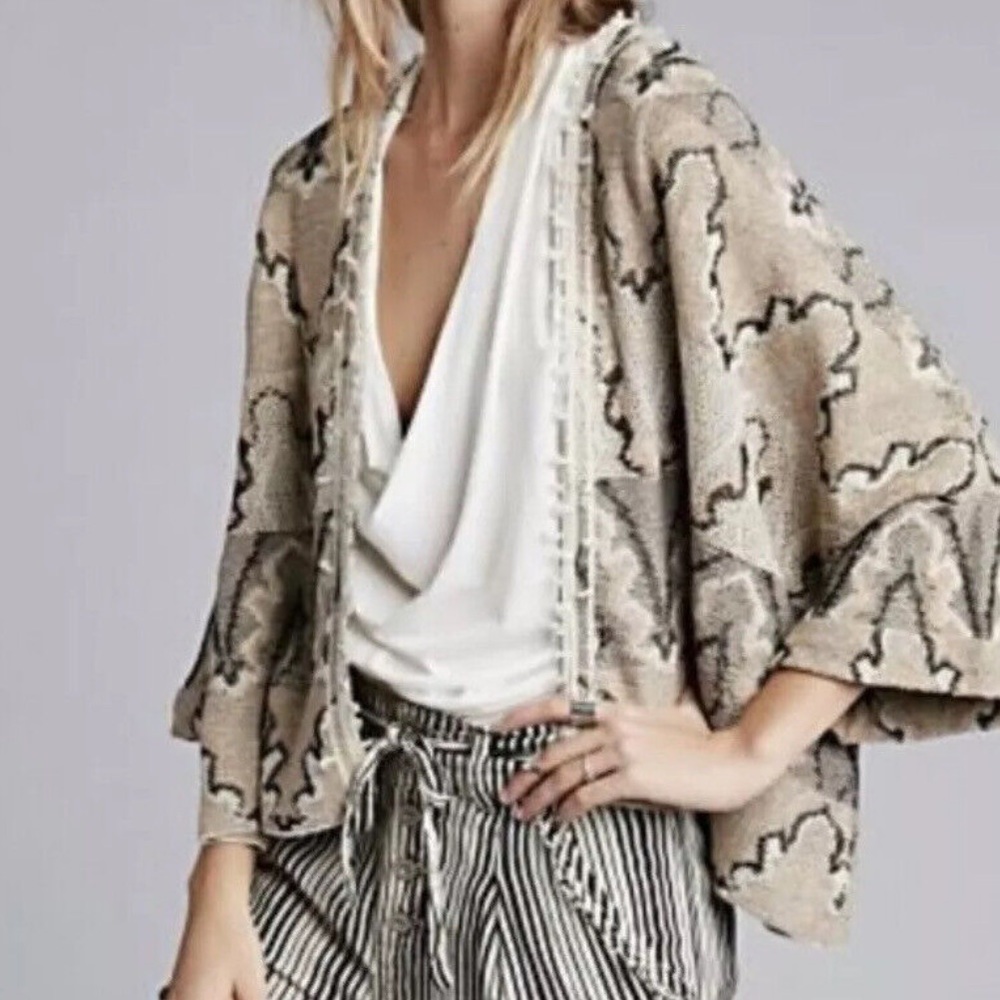Free People Butterfly Kimono Sweater Cardigan